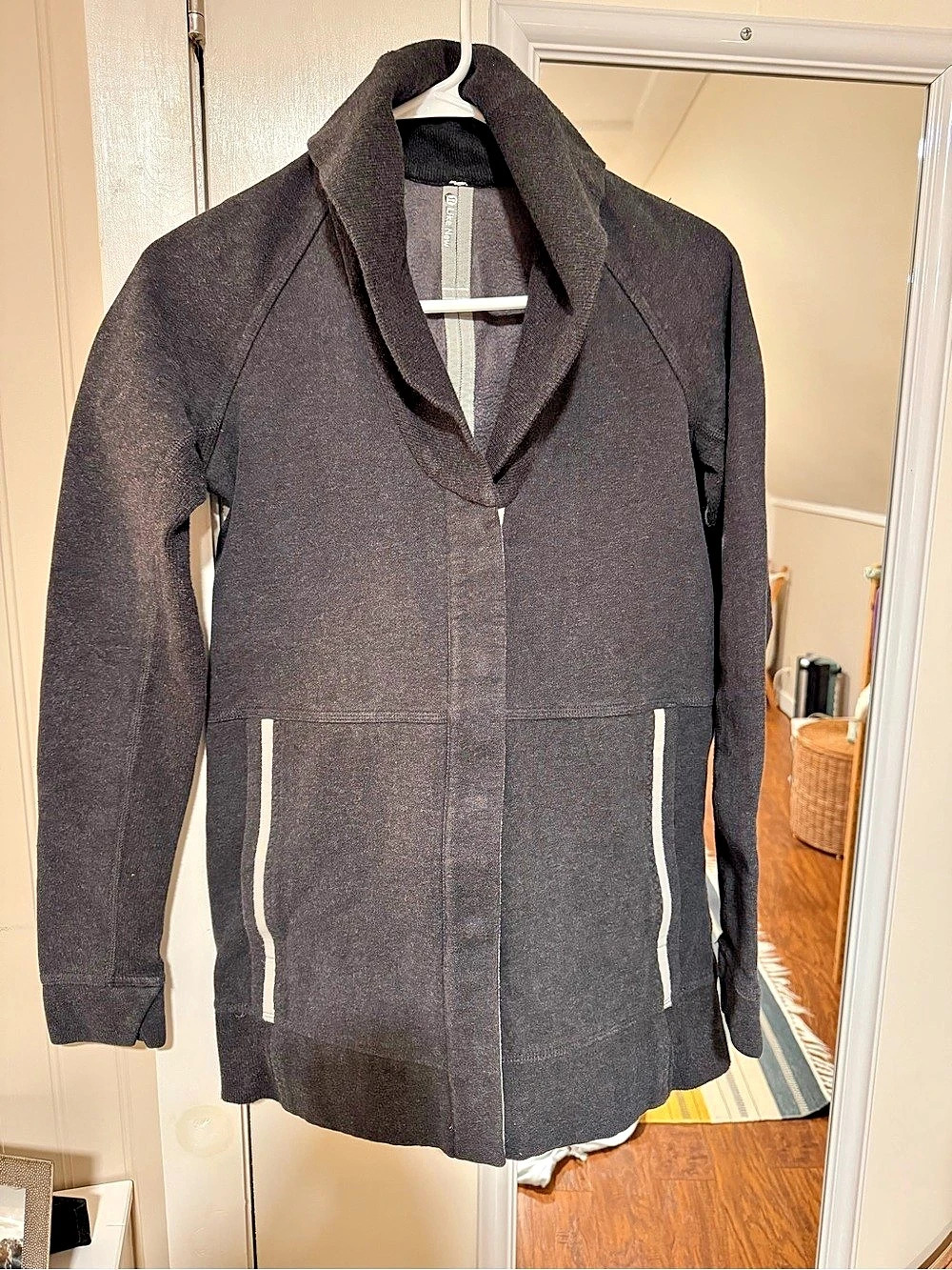 Lululemon Wrap Up Jacket Gray Full-Zip